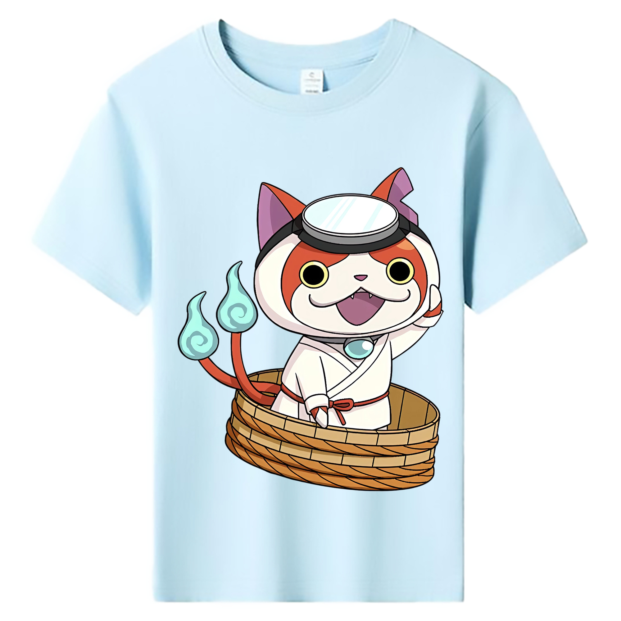 （画像用） 妖怪ウォッチ Yo-kai Watch 綿100％キッズTシャツ（フロントプリント）